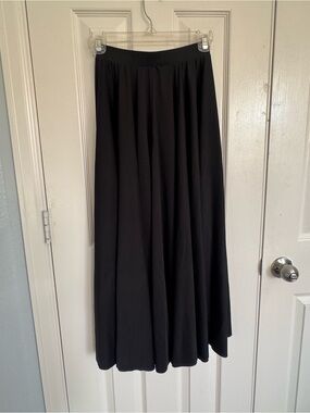 Black Body Wrappers Full Maxi Skirt
